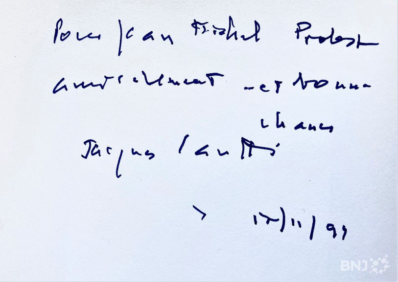 Signature Jacques Canetti