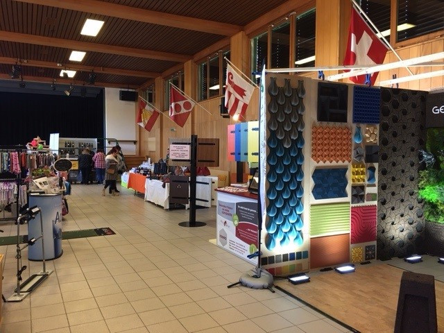 Environ 25 exposants étaient réunis ce week-end à la salle des fêtes d'Alle. (Photo : I. Metzger)