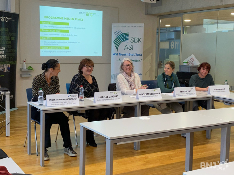 Le programme de réintégration des infirmières et infirmiers a été présenté mardi à la HE-Arc Santé à Delémont.