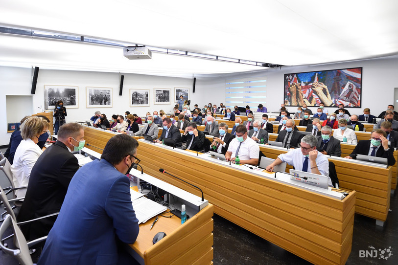 Les députés jurassiens étaient rassemblés ce mercredi à l'Hôtel du Parlement à Delémont. (Photo : Georges Henz / archives).