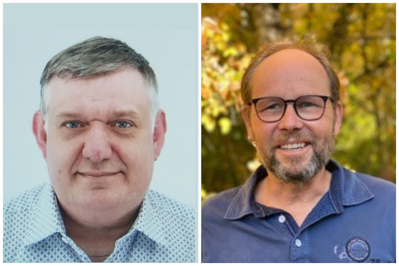 De gauche à droite : Eric Wéry et le Dr. Vincent Morard ont été nommés respectivement chef du Service jurassien de la santé publique et médecin cantonal. (Photo : Canton du Jura).