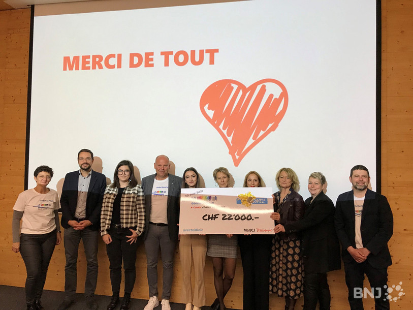 L'AJAFEC recevra un don de 22'000 francs.