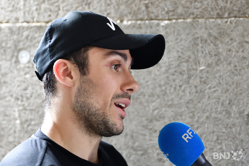 Maxime Fortier à l'heure de l'interview (photo : Georges Henz).