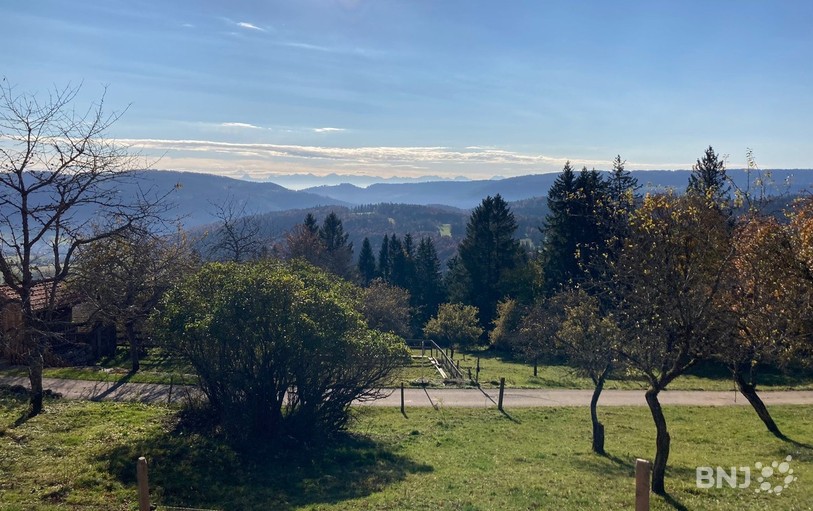 Vue sur le Jura bernois depuis l'enclave de Mont-Tramelan. (Photo:archives)