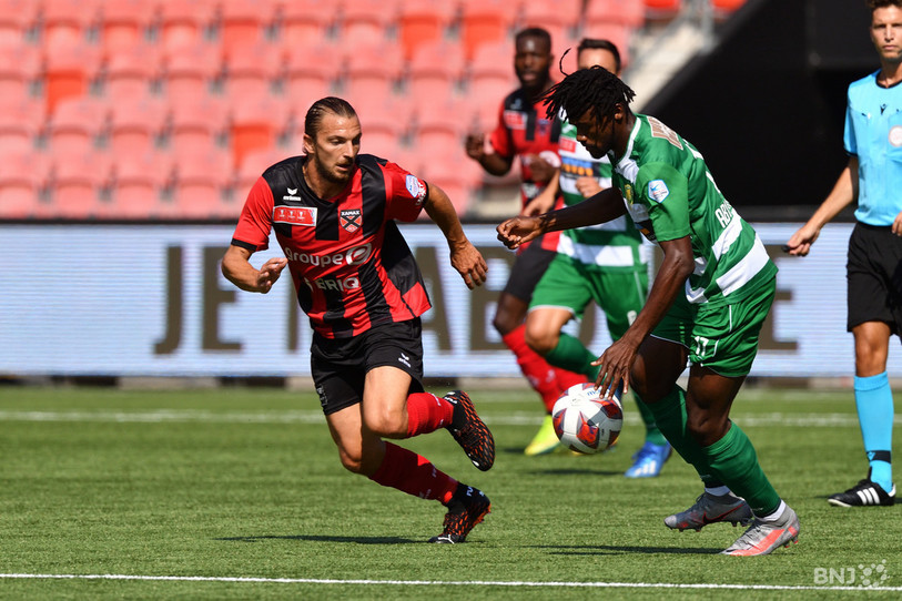 Alexandre Pasche (ici contre Kriens) a pu s'entraîner, mais son état de santé inquiète toujours. (photo : archives)