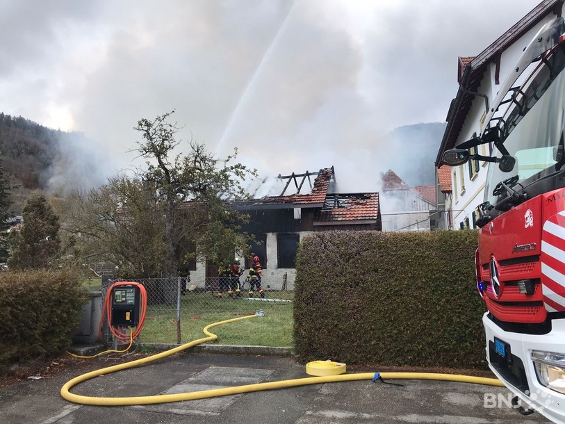 Les flammes ont réduit la grange en cendres. (Photo : archives)