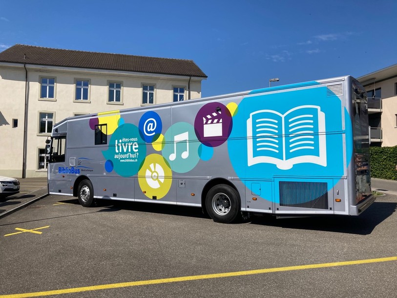 Le nouveau bus du Bibliobus est inauguré ce vendredi. (Photo : Bibliobus)