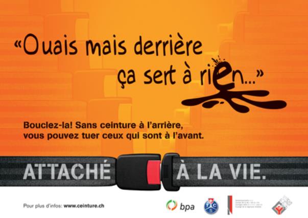 Les automibiliste se montrent toujours plus disciplinés en s'attachant avant de prendre la route