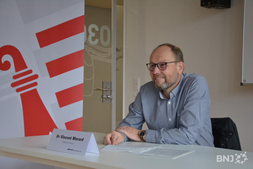 Vincent Morard a démarré lundi ses nouvelles activités de médecin cantonal jurassien.