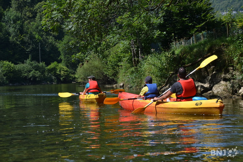 L'activité se pratique en canoë