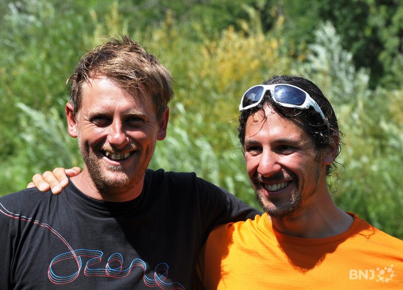 Alexandre Constantin (à droite) et Léo Boegli