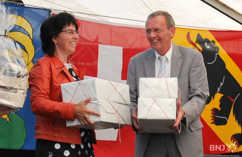 Elisabeth Baume-Schneider et Philippe Perrenoud