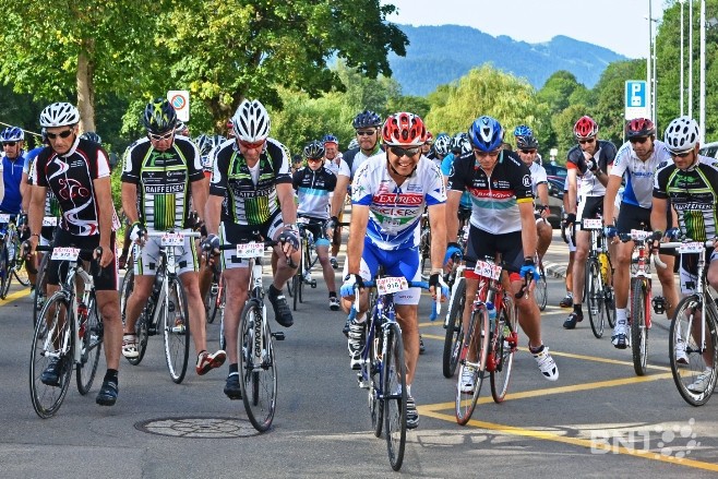 Les coureurs sont partis du Centre sportif régional avec le sourire.