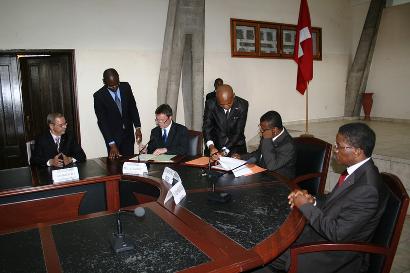 La signature du protocole le 13 juillet dernier à Yaoundé