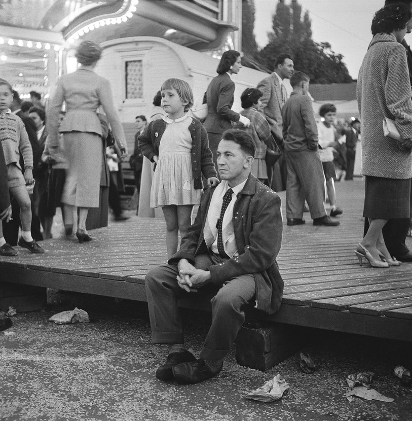 Fête des Vendanges de Neuchâtel, années 1950. (Photo : Henry Brandt, Fonds Henry Brandt, Musée d’art et d’histoire de Neuchâtel).