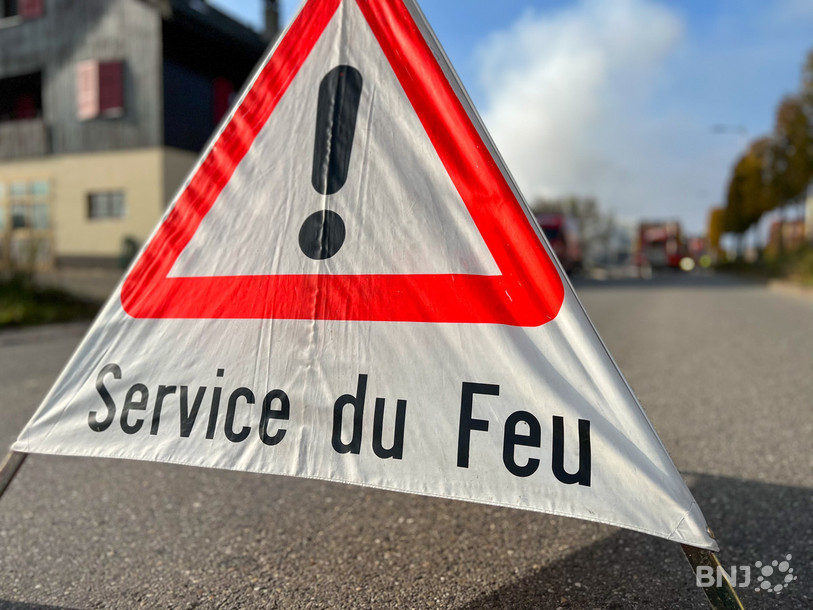 Un incendie s'est déclenché dans la décharge extérieur de l'entreprise Met-Fer à Delémont (photo d'archives).