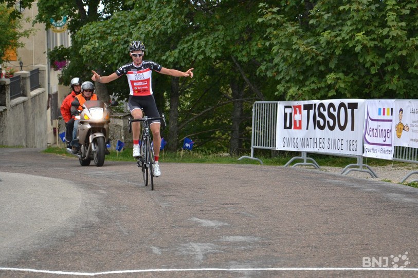 Sébastien Reichenbach franchit la ligne en vainqueur.