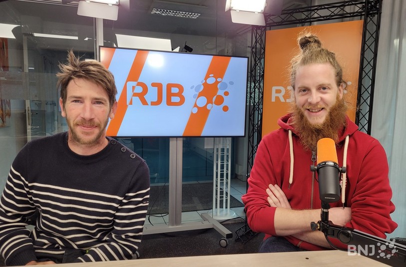 Jérôme Galan et Jean Charmillot (de gauche à droite) prennent part à cette première suisse.