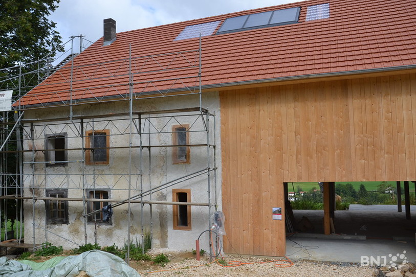 La ferme restaurée allie tradition et modernité