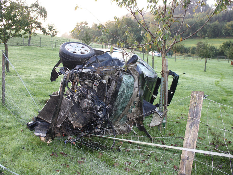 Accident entre Fahy et Courtedoux