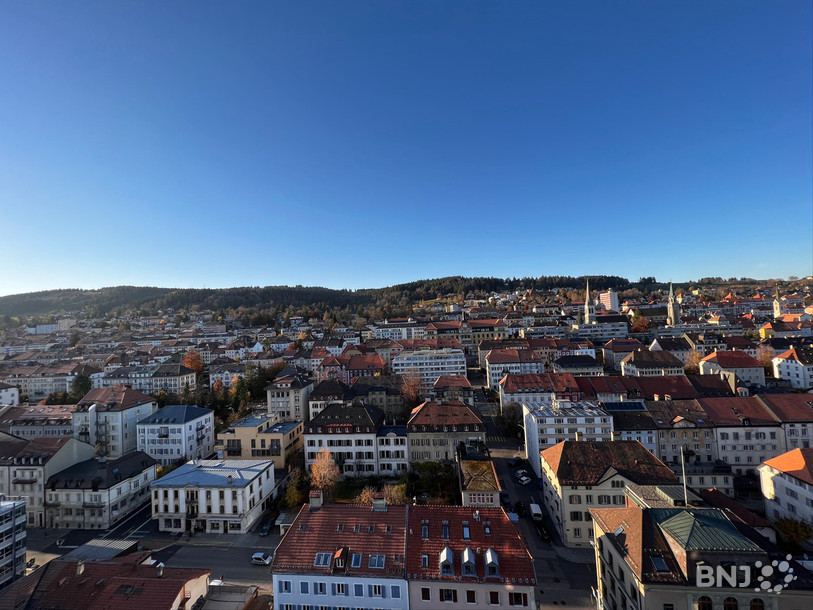La Chaux-de-Fonds depuis Espacité.
