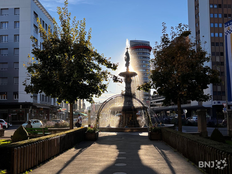 Le trafic automobile sera passablement modifié autour de la grande fontaine de La Chaux-de-Fonds. 
