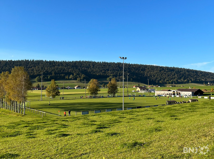 Le terrain des Gouttes du FC La Sagne. 