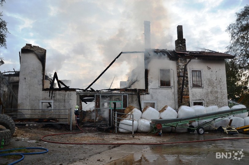 Incendie au Noirmont