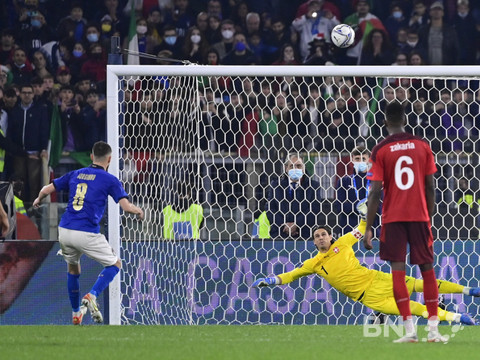 Le match Suisse-Italie s'est terminé sur un score nul (photo : KEYSTONE/Jean-Christophe Bott)