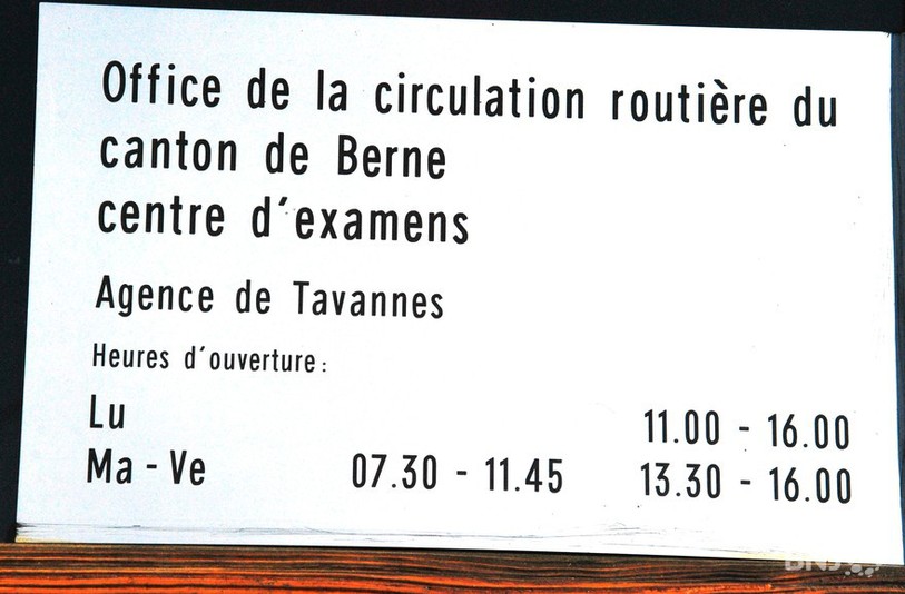 Office de la circulation Tavannes