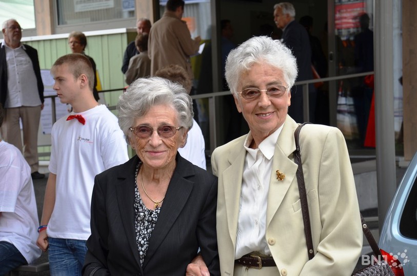 200e du Collège de Delémont, Colette Duc et Violette Worni