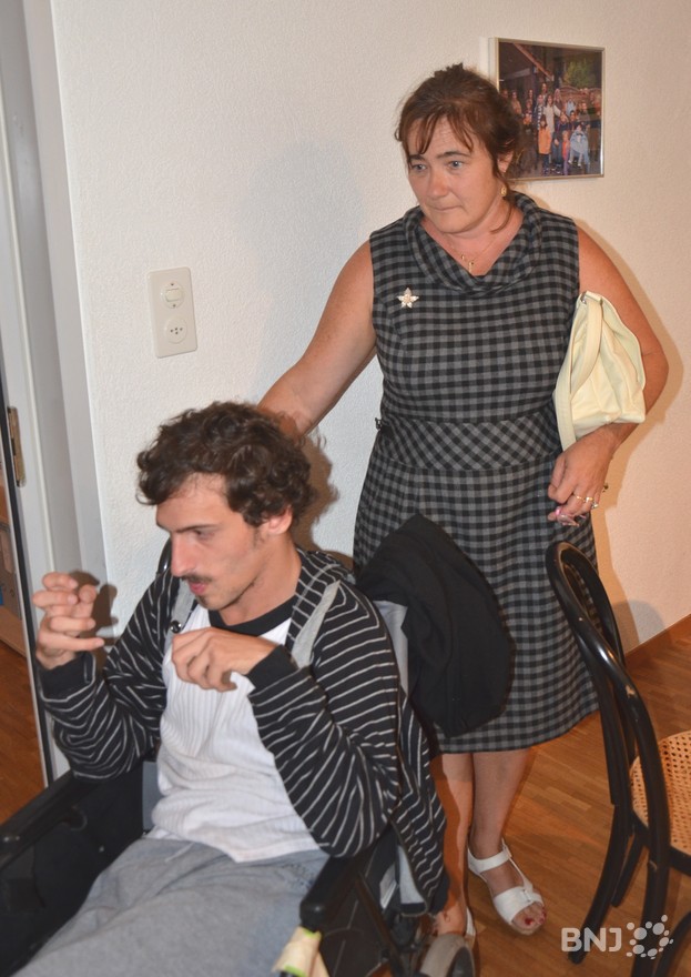 Françoise Ruiz avec son fils Alexis