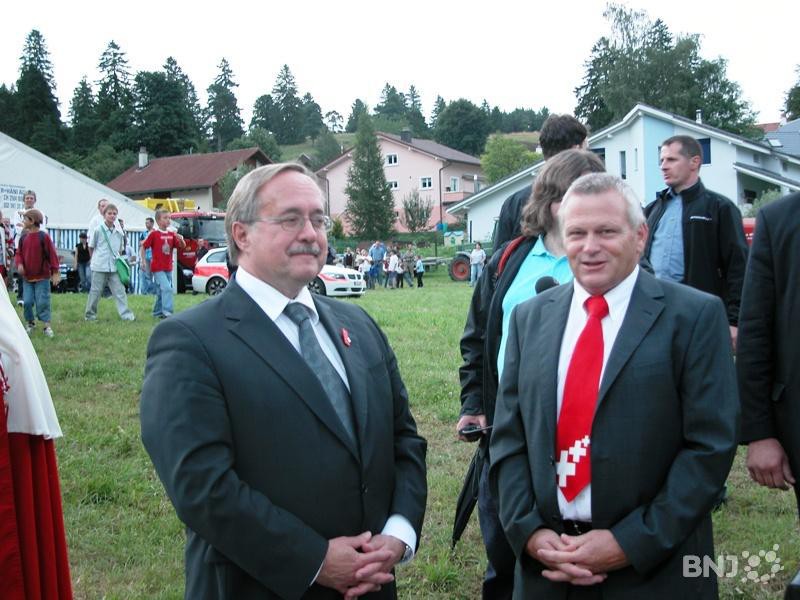 André Mercerat (à dr.), ici en compagnie de Samuel Schmid 