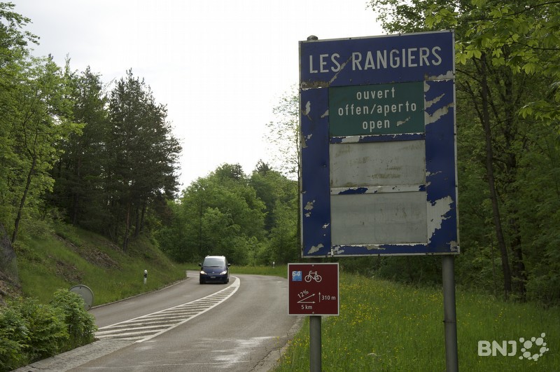 Les voitures devront emprunter le col