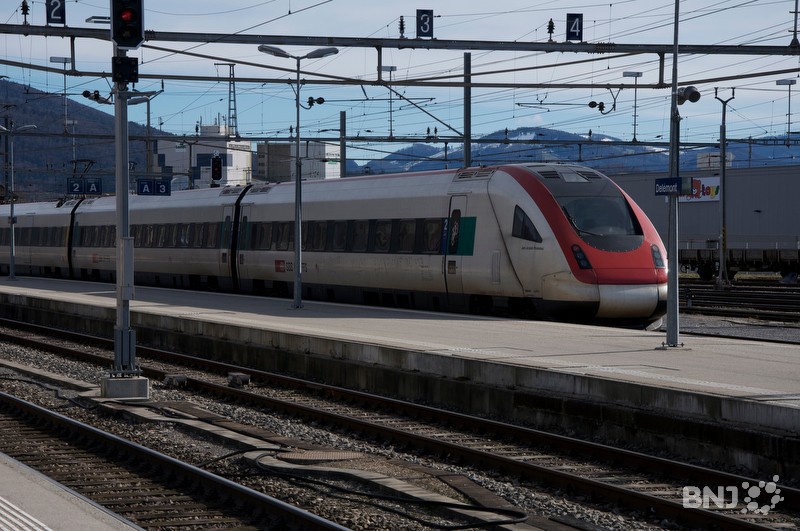 Problème technique en gare de Glovelier