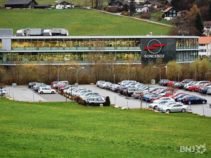 Le site de Sonceboz SA à Sonceboz