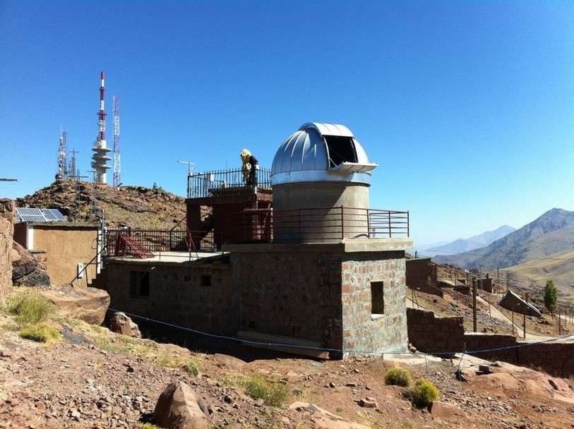 L'observatoire marocain avec lequel la comète été découverte par Michel Ory