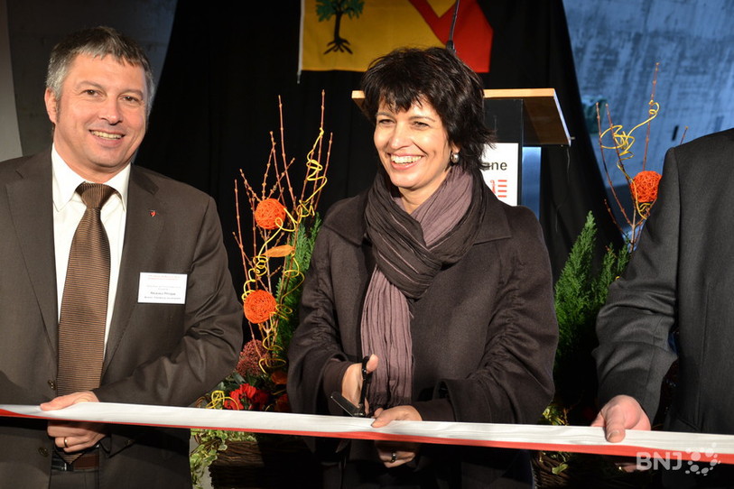 Doris Leuthard et Philippe Receveur