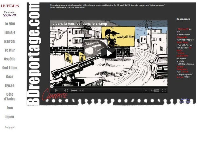 Le site de Patrick Chappatte