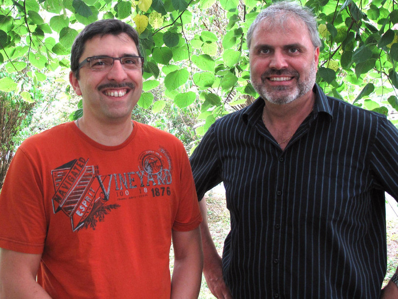 Jean-Charles Mouttet (à gauche) et Jean-Claude Boillat