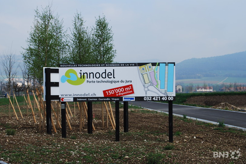 Panneau Innodel à Delémont