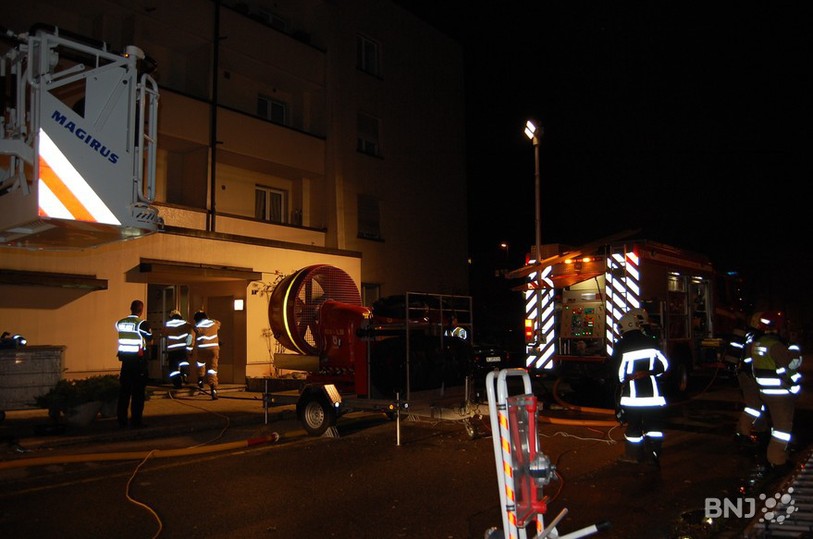 Incendie à Porrentruy