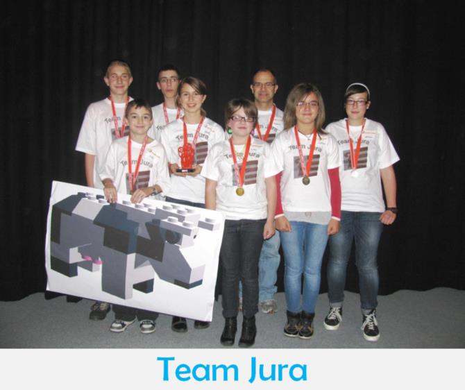 L'équipe jurassienne de la First Lego League