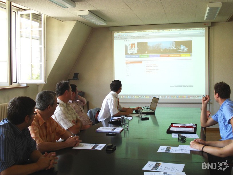 Présentation du site internet de Delémont
