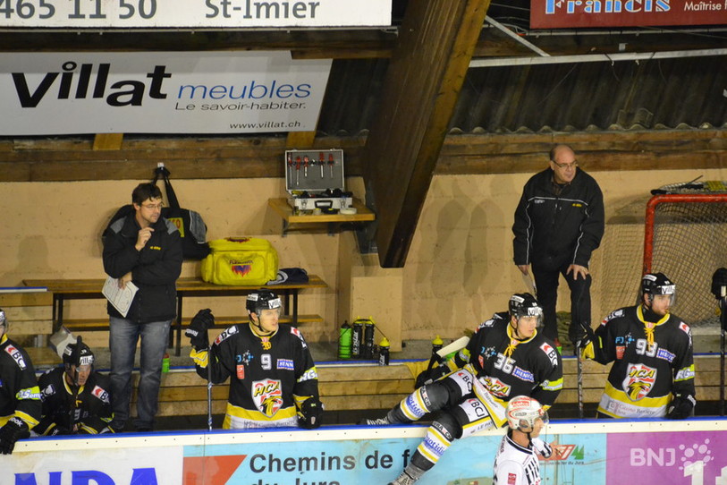 HC Ajoie, les entraineurs Vincent Léchenne-Marcel Forster
