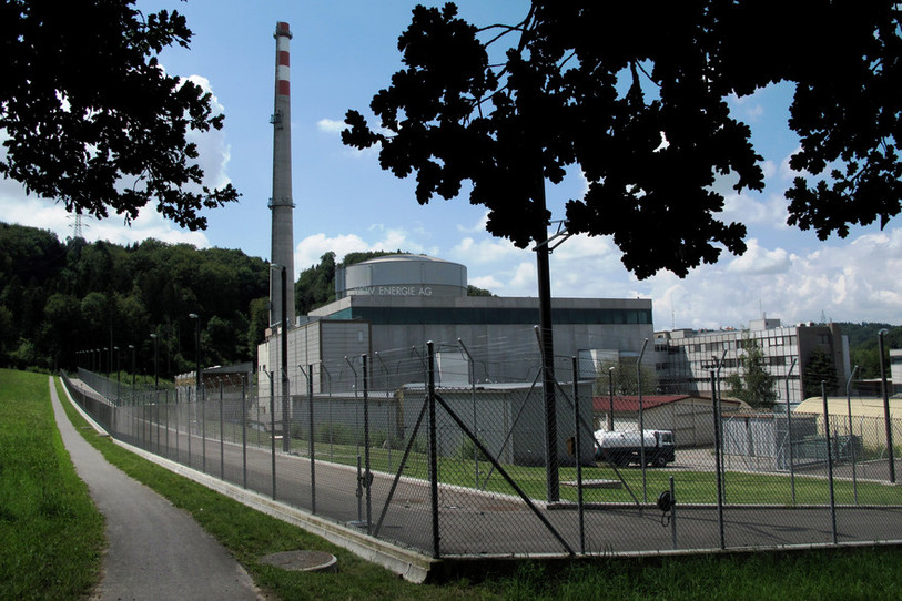 Le collectif espère que la Suisse sorte prochainement du nucléaire. Ici, la de Mühleberg.