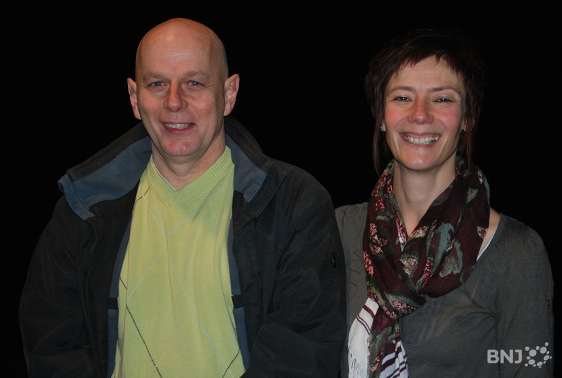Pierre Eggimann, pianiste et compositeur, et Sabine Oppliger, peintre et plasticienne