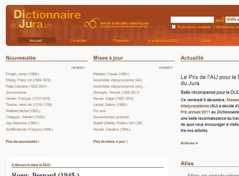 Le site du DIJU