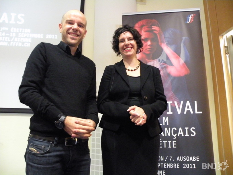 Les organisateurs du FFFH, Christian Kellenberger (à gauche) et Edna Epelbaum (à droite)