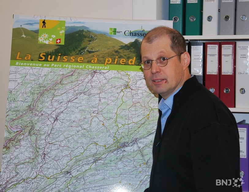 Fabien Vogelsperger, directeur du Parc régional Chasseral